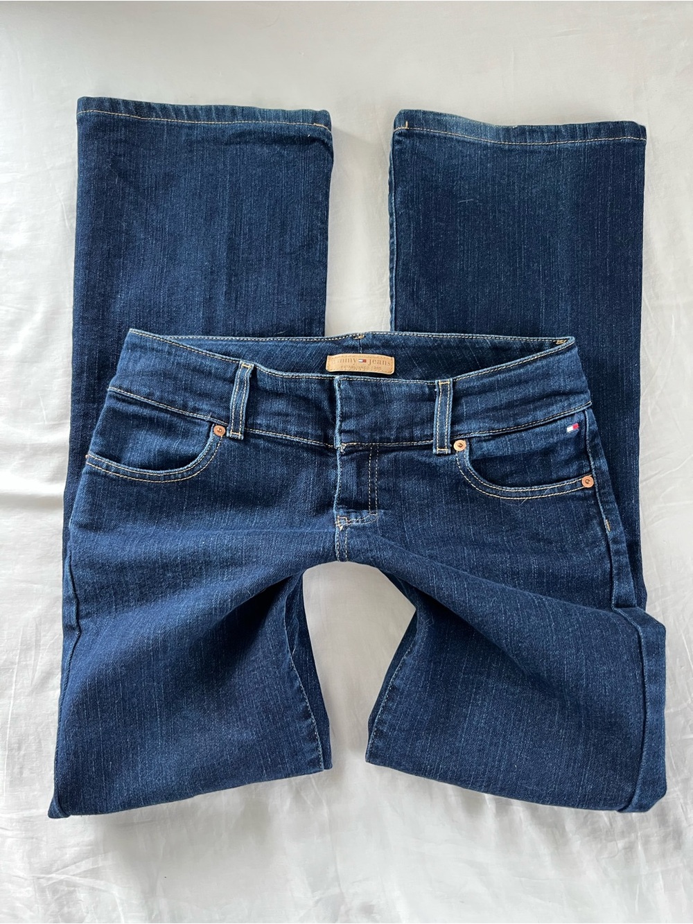 Vintage 2003 Tommy Jeans Low Rise Bootcut Jeans Size 7